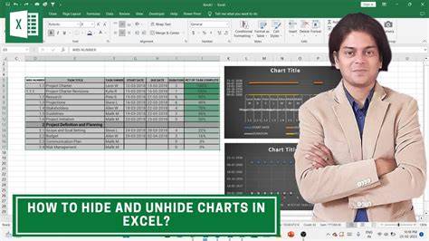 How To Unhide Charts In Excel