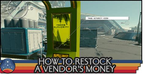 How Vendor Restock Works in Starfield