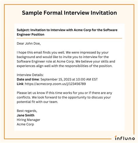 How to Ace Your Interview Invitation Email in 10 Easy Steps