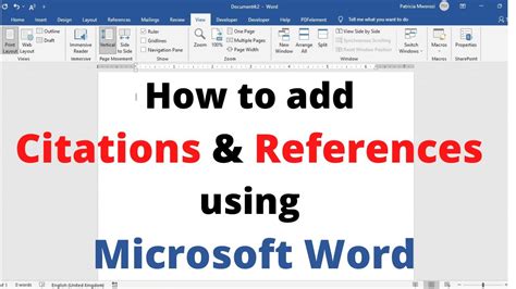 How to Add References in Word 2025: A Comprehensive Guide