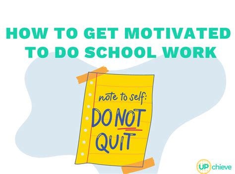 How to Be Motivated to Do School Work
