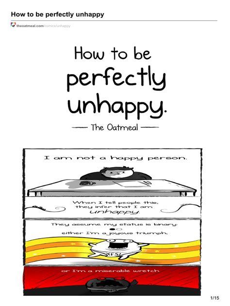 How to Be Perfectly Unhappy PDF