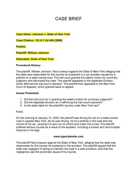 How to Brief a Case An Introduction to Legal Reasoning Epub