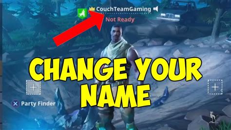 How to Change Your Fortnite Name