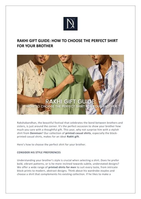 How to Choose the Perfect Shirt