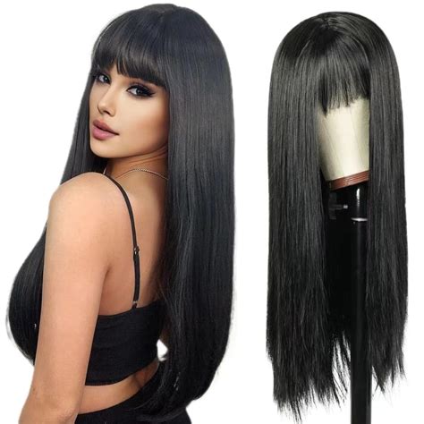 How to Choose the Right Long Black Hair Wig with Bangs