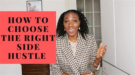 How to Choose the Right Side Hustle for You