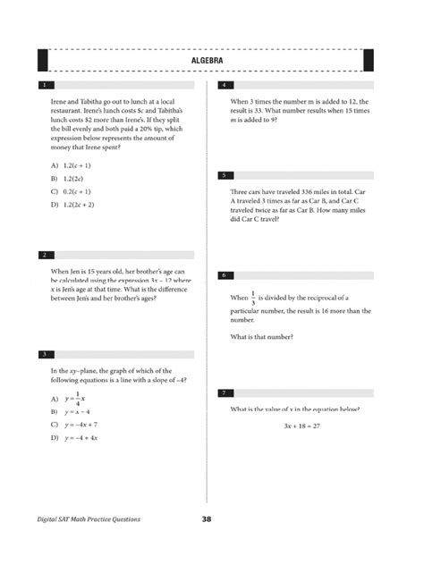 How to Conceal the Answers in SAT Bank Questions