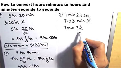 How to Convert Hours to Minutes