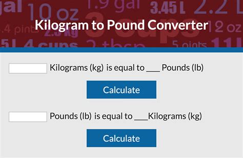 How to Convert Kilograms to Pounds Using Our Calculator