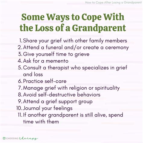 How to Cope with the Death of a Grandmother