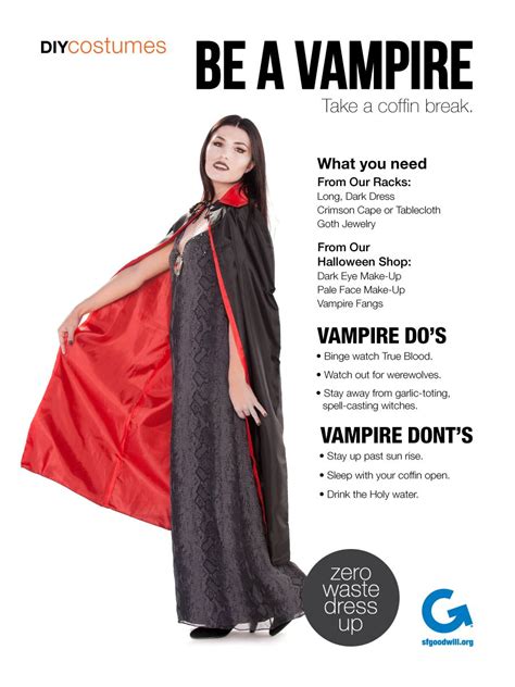 How to Craft Your Own Vampire Costume