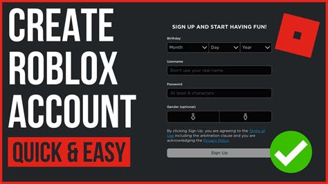 How to Create a Roblox Account