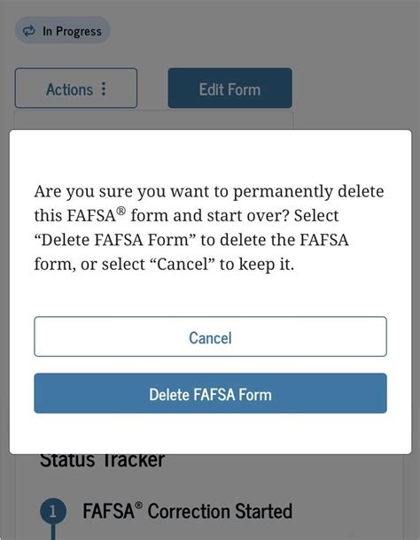 How to Delete FAFSA Form and Start Over