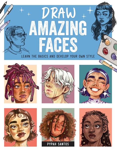 How to Draw Amazing Faces Learn How to Draw Faces In Simple Steps How to Draw Book for Kids 5