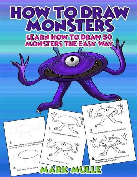 How to Draw Monsters Learn How to Draw 50 Monsters The Easy Way Kindle Editon