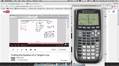 How to Draw Tangent Lines on a TI-84 Graphing Calculator
