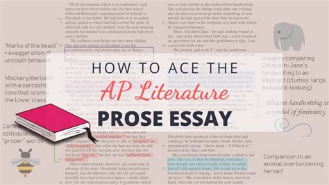 How to Elevate Your AP Literature Prose Essay