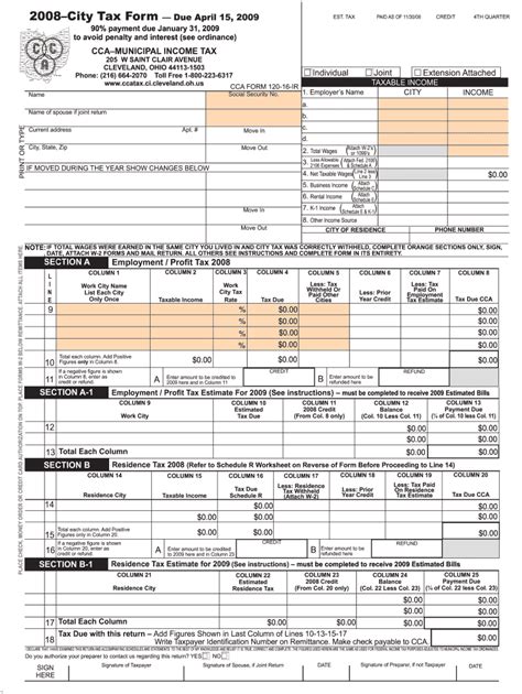 How to File Your CCA Tax Forms Like a Pro: A Comprehensive Guide