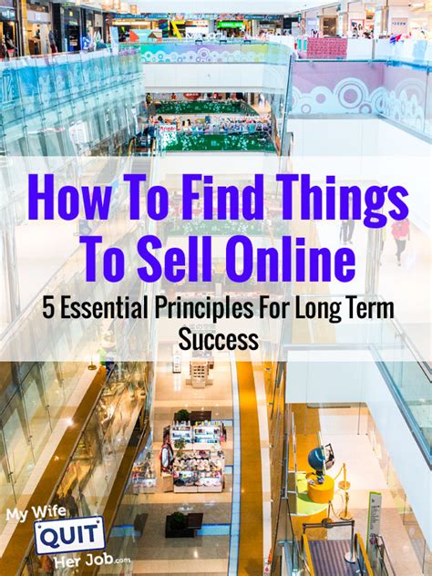 How to Find Things to Sell