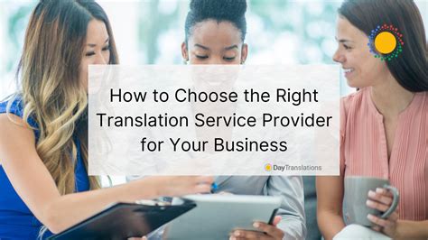 How to Find the Right Translation Provider