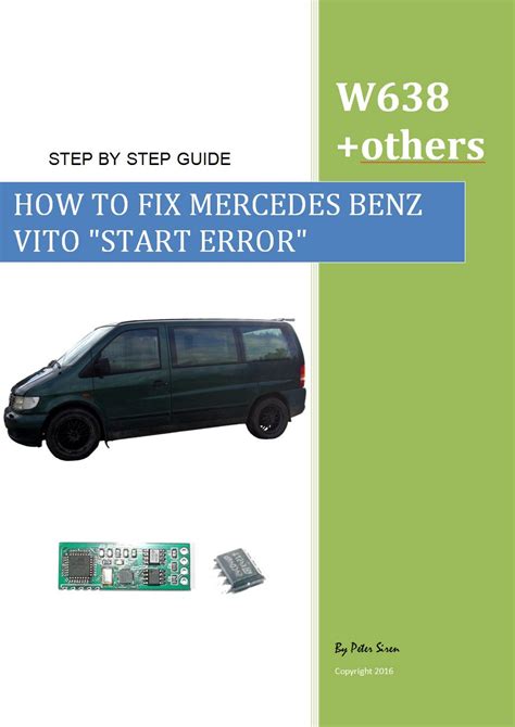 How to Fix Mercedes Benz Vito Start Error Step by Step Guide Reader