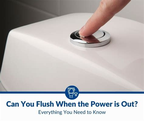 How to Flush a Toilet When the Power is Out
