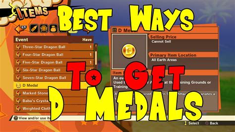 How to Get D Medals