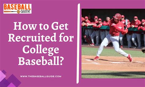How to Get Recruited for College Baseball