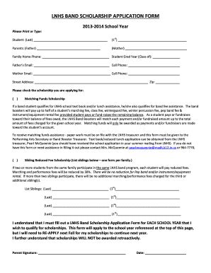 How to Get a Band Scholarship