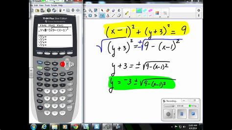 How to Graph a Circle on Ti 84