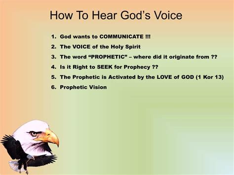 How to Hear From God Doc