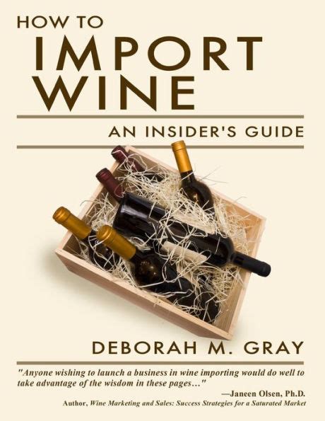 How to Import Wine: An Insiders Guide Ebook Epub