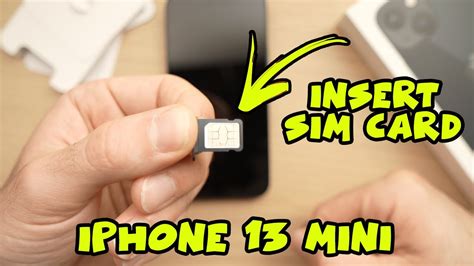 How to Insert a SIM Card into iPhone 13
