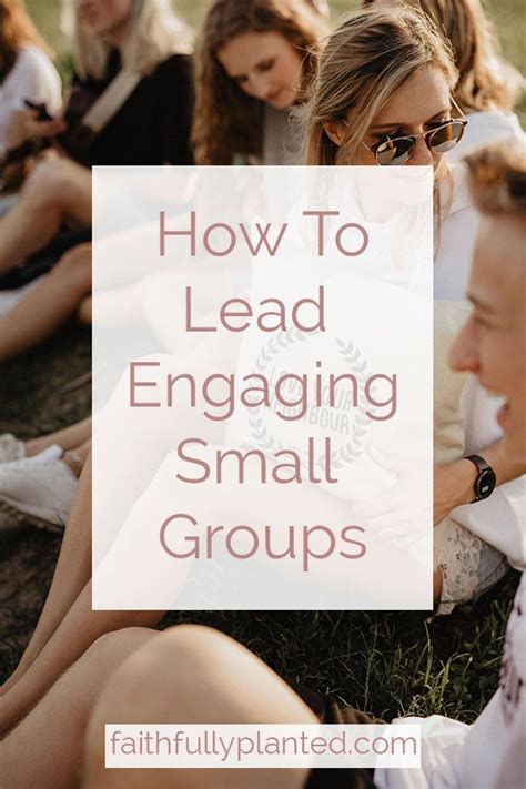 How to Lead Small Groups PDF