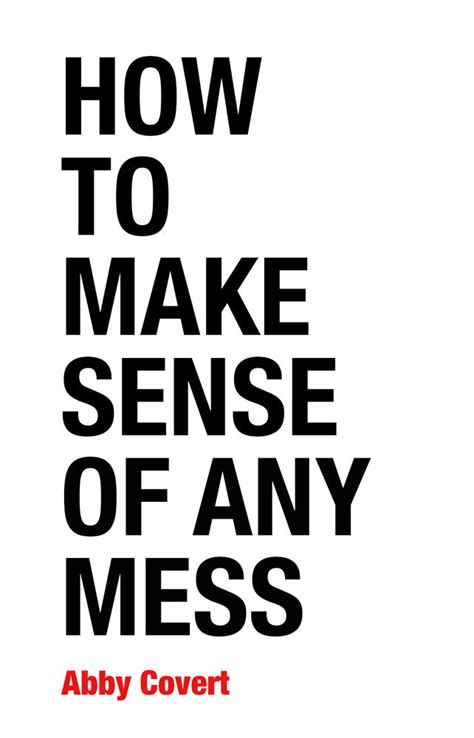 How to Make Sense of Any Mess Ebook Epub