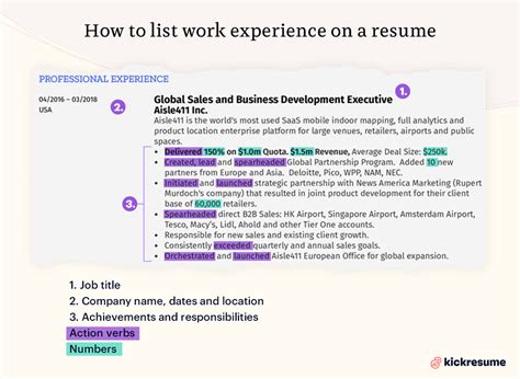 How to Make Your Work Experience Shine on Your Resume: A Guide for Job Seekers