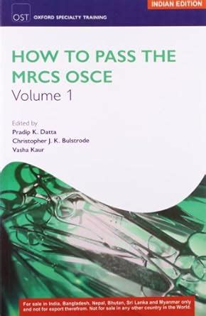 How to Pass the MRCS OSCE, Vol. 1 Epub