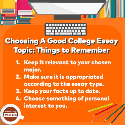 How to Pick a College Essay Topic That Will Impress