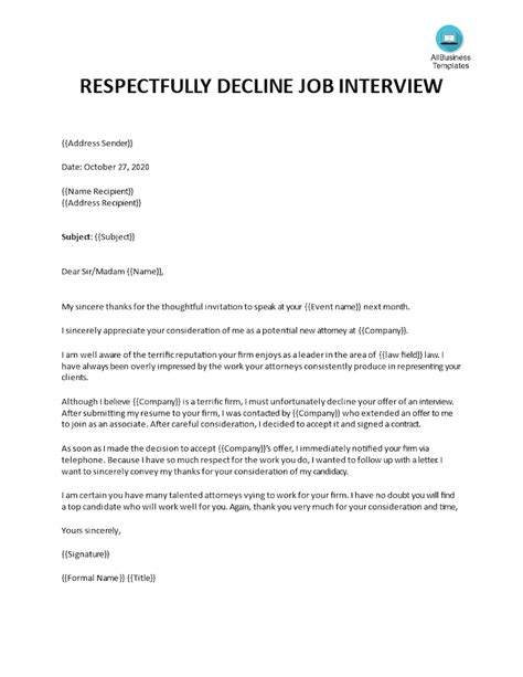 How to Politely Decline an Interviewee