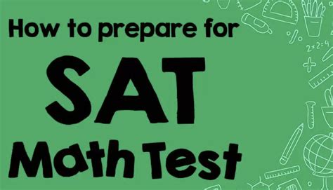 How to Prepare for the SAT Math Section