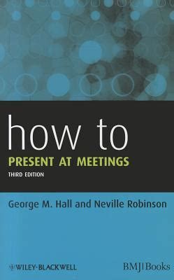 How to Present at Meetings Kindle Editon