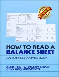 How to Read a Balance Sheet (An ILO programmed book) Ebook Epub