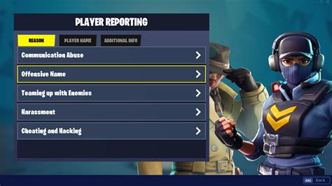 How to Report a Player in Fortnite