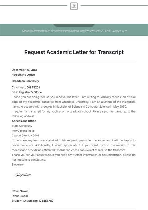 How to Request Your Transcript