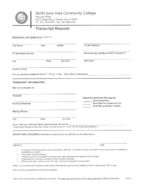How to Request a Transcript from UIowa