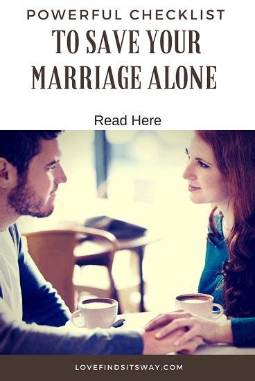 How to Save Your Marriage Alone Reader
