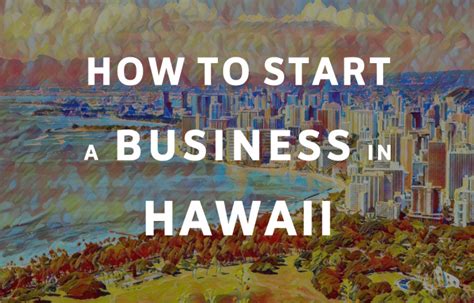 How to Start a Business in Hawaii Epub