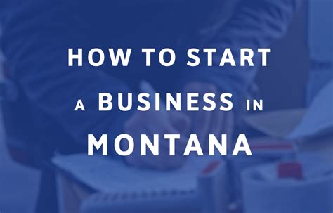 How to Start a Business in Montana Doc