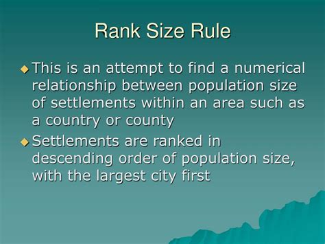 How to Step-by-Step Understanding the Rank-Size Rule